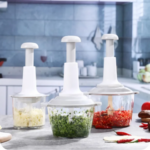 1.5L Manual Vegetable Mincer & Press-Type Food Chopper – Garlic & Meat Grinder, Whisk & Stirrer Kitchen Mini Processor - Image 6