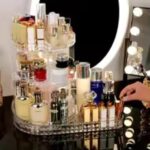 Large Capacity 360° Rotating Acrylic Makeup Organizer – Cosmetic Storage Stand for Perfume, Skincare & Jewelry Display - Image 6