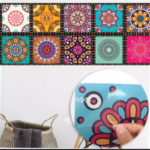Pack of 12 Self-Adhesive Decorative Tile Stickers – Waterproof, Removable Peel & Stick Wall and Floor Decals - Image 5