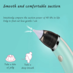 Electric Baby Nasal Aspirator - Mouth Suction Machine - Nose Mucus Boogies Vacuum Cleaner for Newborn Infant Toddlers and Kids, Nose Cleaner - Image 11