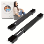 Heavy Duty Adjustable Washing Machine & Fridge Stand – Expandable Appliance Roller Base with Brake & Lock Wheels Mobile Trolley Dolly - Image 6