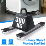 Heavy Duty Adjustable Washing Machine & Fridge Stand – Expandable Appliance Roller Base with Brake & Lock Wheels Mobile Trolley Dolly - Image 5