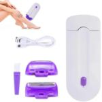 Instant Hair Remover Eraser – Portable Pain-Free Face & Body Hair Removal Device for Men & Women (Finishing Touch Style)