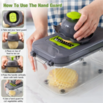 New 22 in 1 Vegetable Chopper Dicer Onion Chopper with 13 Blades and Container Veggie Mandoline for Potato Tomato - Image 9