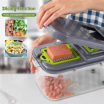 New 22 in 1 Vegetable Chopper Dicer Onion Chopper with 13 Blades and Container Veggie Mandoline for Potato Tomato - Image 7