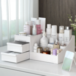 Plastic Drawer Makeup Storage Box – Desktop Cosmetic & Skincare Organizer for Dressing Table, Dormitory & Office Stationery Storage - Image 7