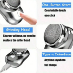 Mini Portable Electric Shaver – 6 Blade USB Rechargeable Pocket Size Razor for Men (Travel Friendly) - Image 5
