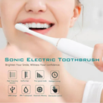 USB Rechargeable Ultrasonic Sonic Electric Toothbrush with 4 Brush Heads – 6 Cleaning Modes, 2-Minute Smart Timer & IPX7 Waterproof - Image 2