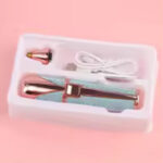 Portable 2-in-1 Electric Epilator & Eyebrow Trimmer with LED – Facial, Lip & Body Hair Remover - Image 9
