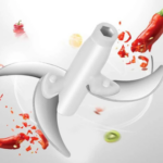 1.5L Manual Vegetable Mincer & Press-Type Food Chopper – Garlic & Meat Grinder, Whisk & Stirrer Kitchen Mini Processor - Image 2