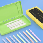 Pencil Box with Multi-Color Kids Writing Tablet – Portable Stationery Case for Drawing & Learning - Image 3