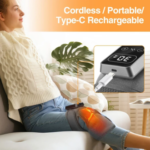 Heated Knee & Leg Vibration Massager – Rechargeable Pain Relief Therapy with Heat & Vibration Support - Image 8