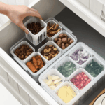Refrigerator Food Drain Fresh-Keeping Storage Box for Ginger Garlic Onion Pepper Fruits & Vegetables - Image 2