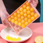 Mini Round Ice Cube Tray Plastic Diamond Moulds Ice Ball - Image 7