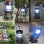 6-in-1 Solar Rechargeable Camping Lantern Fan – Portable Hanging Tent Light with Cooling Fan - Image 5