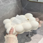 Bubble Bow Tissue Box – Cute Cloud Design Tissue Holder - Image 9