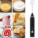 Electric coffee beater - 2 in 1 high quality electric coffee beater and grinder rechargeable - electric coffee beater Milk Frothier & Former, Egg Beater, Cake Beater, Portable Hand Beater and mixer and USB connected and easily rechargeable - Image 12