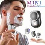 Mini Portable Electric Shaver – 6 Blade USB Rechargeable Pocket Size Razor for Men (Travel Friendly)
