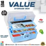 3-Layer Value Storage Box – Multi-Compartment Stackable Organizer for Home, Kitchen & Household Use - Image 10