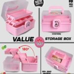3-Layer Value Storage Box – Multi-Compartment Stackable Organizer for Home, Kitchen & Household Use - Image 9