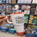 Cute Mini Tumbler 750ml with Straw & Cap – High Quality Plastic Water Bottle - Image 4