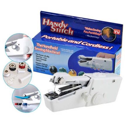 Handheld Sewing Machine - Mini Cordless Electric Sewing Kit, Portable Quick Stitch Tool for Home Repairs & DIY Crafting