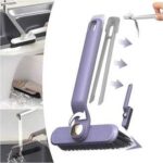 3-in-1 360° Rotating Crevice Cleaning Brush – Hard Bristle Gap & Corner Cleaner Tool for Home, Kitchen & Bathroom