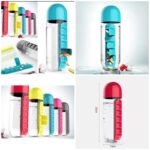 600ml Outdoor Water Bottle with Built-In Pill Organizer – Leak-Proof Portable Medicine & Drinking Bottle - Image 8