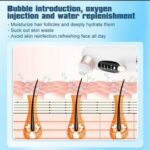 Super Micro Bubble Facial Machine- Handheld Beauty Instrument Black_head Remover Facial Vacuum Pore Blackhead Cleaner- With 6 Replaceable Suction Heads- Water Cycle Clean Beauty Skin Care Tool - Image 8