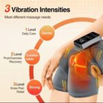 Heated Knee & Leg Vibration Massager – Rechargeable Pain Relief Therapy with Heat & Vibration Support - Image 3