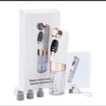 Super Micro Bubble Facial Machine- Handheld Beauty Instrument Black_head Remover Facial Vacuum Pore Blackhead Cleaner- With 6 Replaceable Suction Heads- Water Cycle Clean Beauty Skin Care Tool