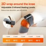Heated Knee & Leg Vibration Massager – Rechargeable Pain Relief Therapy with Heat & Vibration Support - Image 4