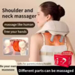 Rechargeable Shoulder & Neck Massager – Full Body Deep Tissue Muscle Relaxing Therapy Massager for Pain & Stress Relief