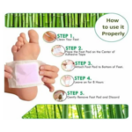 Detox Foot Pads Patches – Relaxation & Stress Relief Foot Care Patches (10 Pads per Box) - Image 5