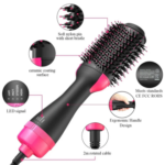 3 in 1 One Step Hair Dryer Brush Hot Air Styler Hair Straightener Curler & Blow Dryer Brush for Women - Image 8