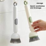 New 360 Rotating Kitchen Dish Cleaning Brush with Push Squeeze Soap Dispenser - Image 8
