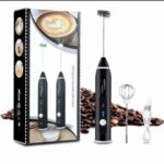 Electric coffee beater - 2 in 1 high quality electric coffee beater and grinder rechargeable - electric coffee beater Milk Frothier & Former, Egg Beater, Cake Beater, Portable Hand Beater and mixer and USB connected and easily rechargeable