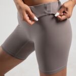Women High Waist Yoga Shorts Summer Soft Stretch Fit - Image 4