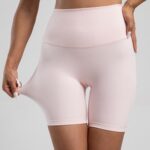 Women High Waist Yoga Shorts Summer Soft Stretch Fit - Image 5