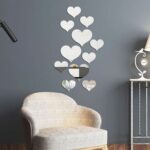 Gull Plaza Acrylic Mirror Wall Stickers – Waterproof Self-Adhesive Decorative Wall Décor - Image 3