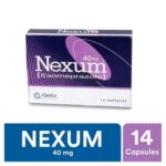 Nexum 40mg Capsules (Esomeprazole) – 7 Capsules | Delayed-Release Acid Reducer for Heartburn & Acid Reflux Relief