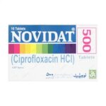 Novidat Ciprofloxacin HCl 500mg Tablets – Antibiotic Tablets | 10 Tablets (1 Strip) - Image 2