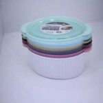 Pack of 2 Food Storage Containers 2500ml – Large Capacity Leak-Proof Plastic Kitchen Storage Boxes for Food, Fruits & Leftovers - Image 4