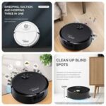 GullPlaza.pk 3-in-1 Smart Robot Vacuum Cleaner – USB Rechargeable Wireless Sweeping, Vacuuming & Mopping Robot for Home & Office - Image 2