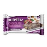 Nutrilov Chocolate Brownie Granola Bar 45g – Healthy Oats Snack with Chocolate Flavor, High Fiber Energy Bar