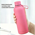 GullPlaza.pk 500ML Matte Water Bottle – Portable Leakproof Sports & Travel Bottle (Random Colors) - Image 2
