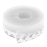 Self-Adhesive Transparent Silicone Door & Window Sealing Strip – Waterproof Weatherproof Gap Sealing Tape for Dust, Noise & Wind Protection