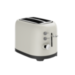 Retro 2 Slice Toaster 700W – Fast Heating Bread Toaster with Adjustable Browning Control, Easy to Clean Crumb Tray for Home & Kitchen