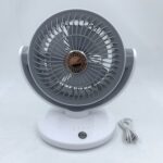 GullPlaza.pk FT-905 Portable Rechargeable Air Circulation Fan – Wireless 90° Adjustable Oscillating Table Fan with Large Airflow