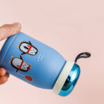 GullPlaza.pk Penguin Kids Insulated Water Bottle – Cute Stainless Steel Hot & Cold Drinking Flask with Leakproof Lid - Image 8